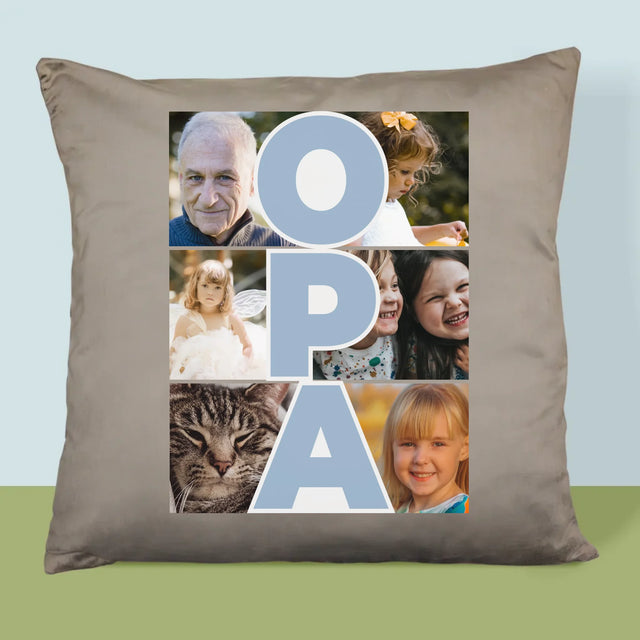 Fotocollage: Opa - Kissen