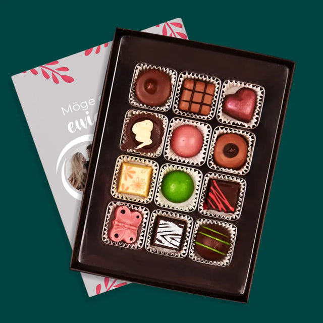 Fotocollage: Möge Eure Liebe Ewig Halten - Pralinen