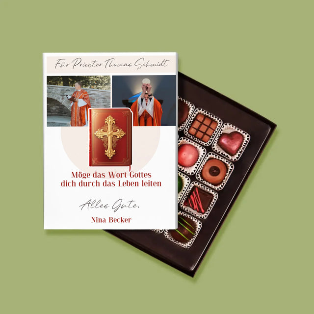 Fotocollage: Das Wort Gottes - Pralinen