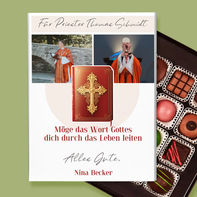 Fotocollage: Das Wort Gottes - Pralinen