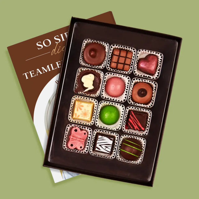 Foto Und Unterschrift: Bester Teamleiter - Pralinen