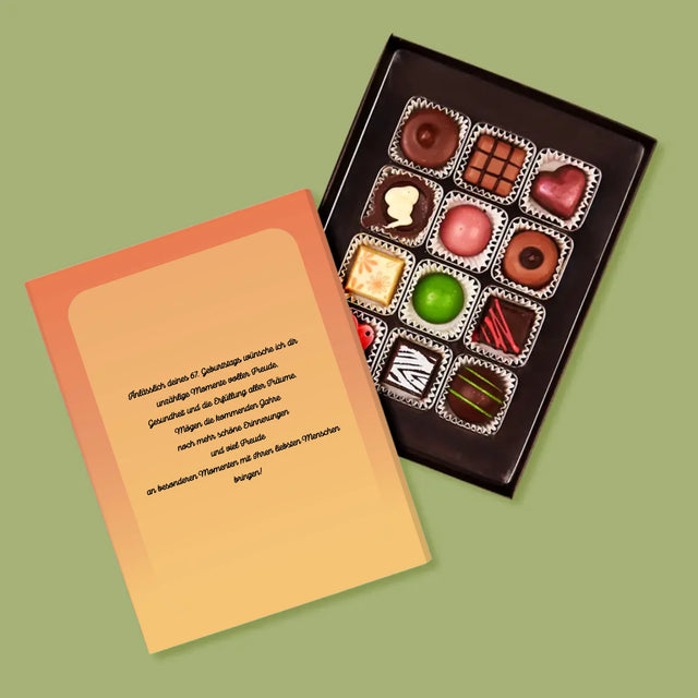 Fotocollage: Traumurlaub - Pralinen