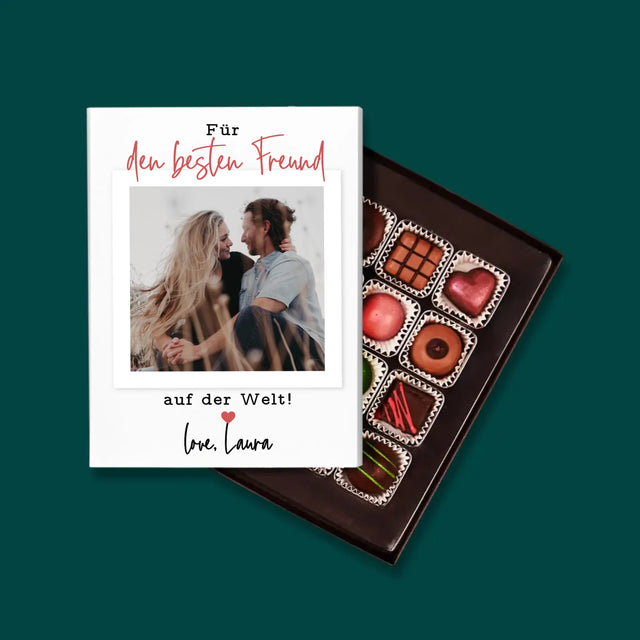 Foto Und Unterschrift: Für Den Besten Freund - Pralinen