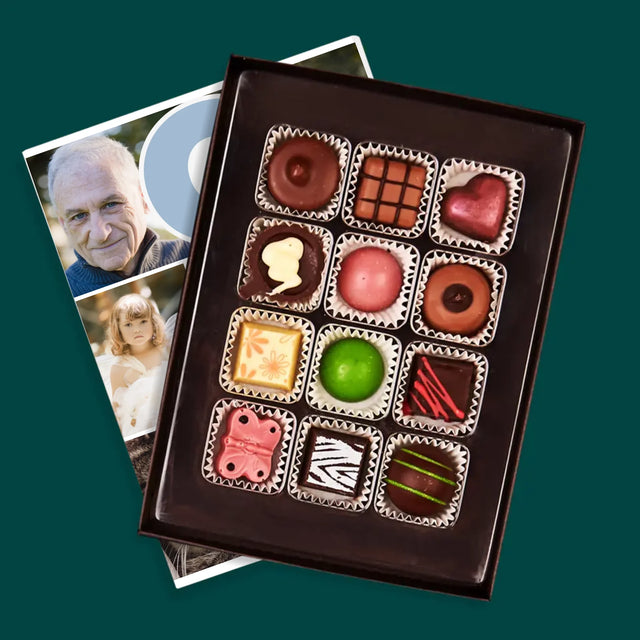 Fotocollage: Opa - Pralinen