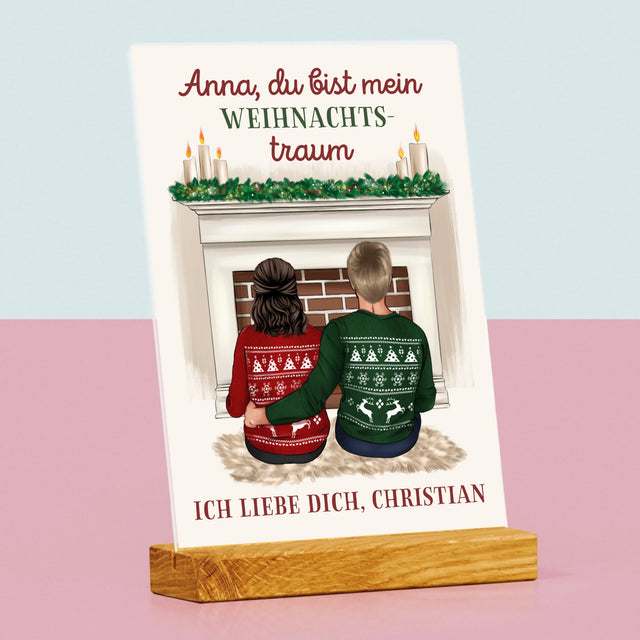 Avatar Creator: Weihnachtspaar - Druck Auf Acrylglas