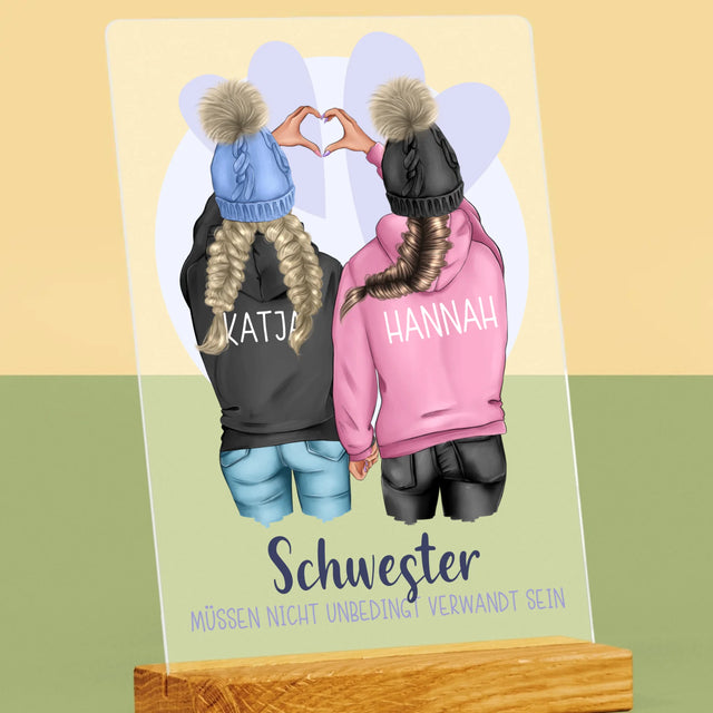 Avatar Creator: Winter Freundinnen - Druck Auf Acrylglas