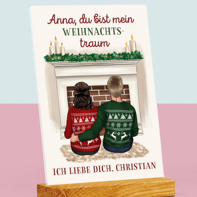 Avatar Creator: Weihnachtspaar - Druck Auf Acrylglas