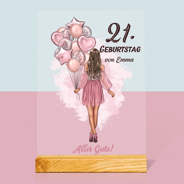 Avatar Creator: Geburtstag Luftballons - Druck Auf Acrylglas