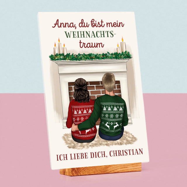 Avatar Creator: Weihnachtspaar - Druck Auf Acrylglas