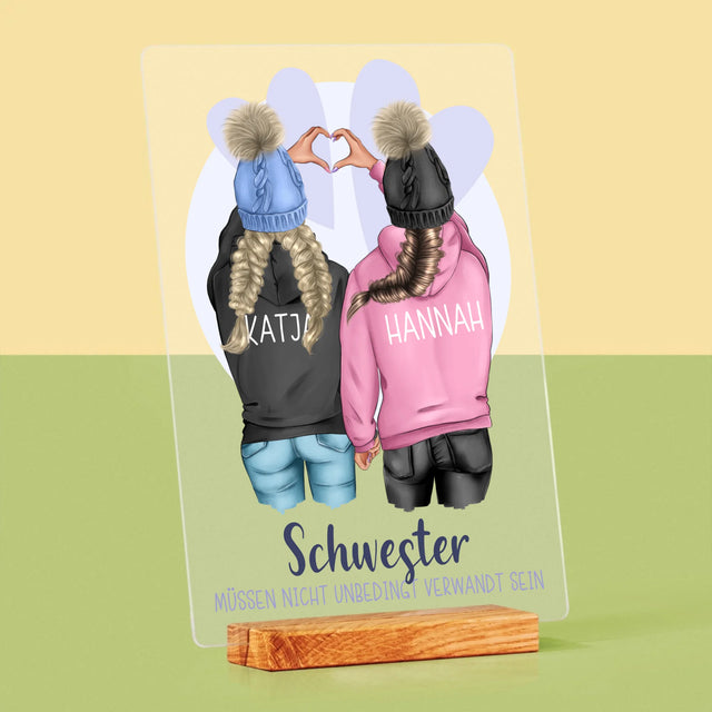 Avatar Creator: Winter Freundinnen - Druck Auf Acrylglas