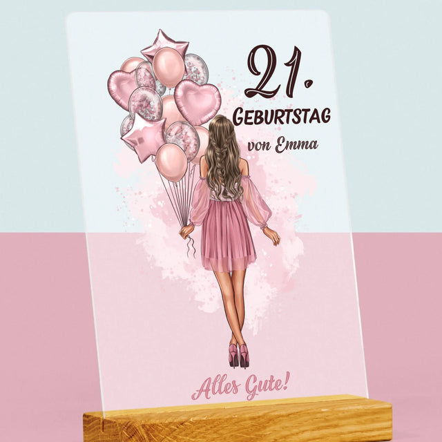 Avatar Creator: Geburtstag Luftballons - Druck Auf Acrylglas