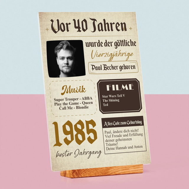 Magazin-Cover: Vor 40 Jahren - Druck Auf Acrylglas