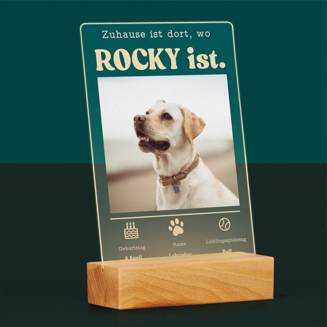 Foto Und Unterschrift: Tierurkunde - Druck Auf Acrylglas