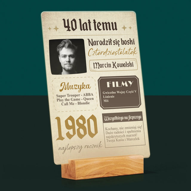 Magazin-Cover: Vor 40 Jahren - Druck Auf Acrylglas