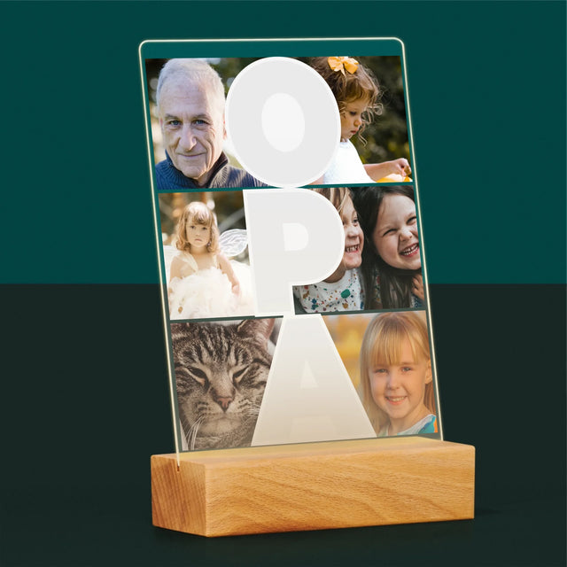 Fotocollage: Opa - Druck Auf Acrylglas