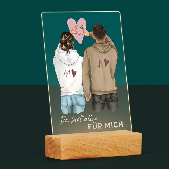 Avatar Creator: Paar Herz - Druck Auf Acrylglas