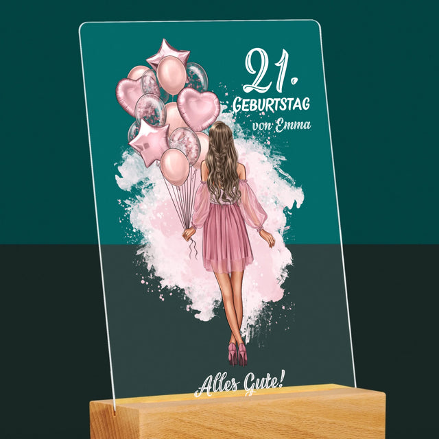 Avatar Creator: Geburtstag Luftballons - Druck Auf Acrylglas