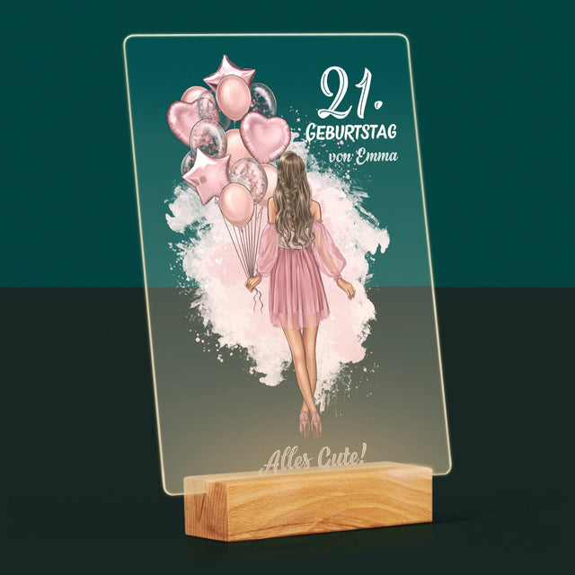 Avatar Creator: Geburtstag Luftballons - Druck Auf Acrylglas