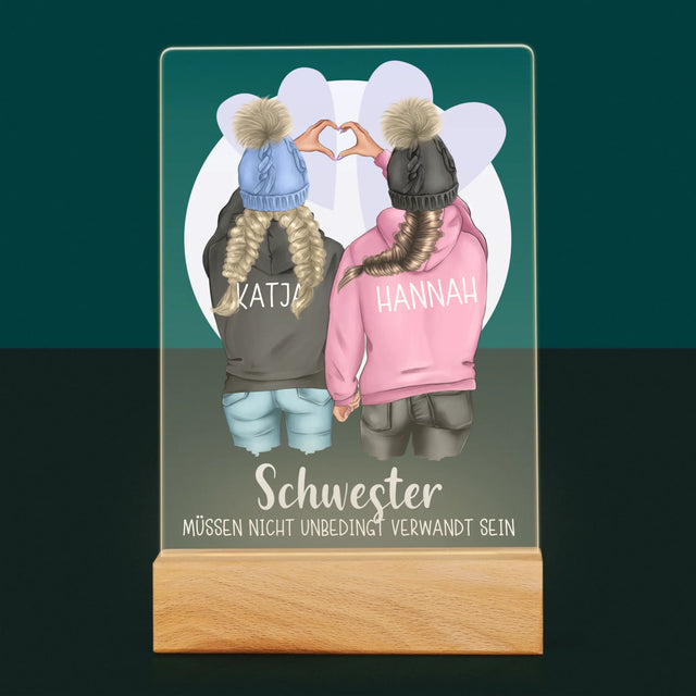 Avatar Creator: Winter Freundinnen - Druck Auf Acrylglas