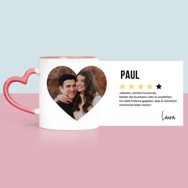 Foto Und Unterschrift: Bester Freund-Empfohlen - Tasse