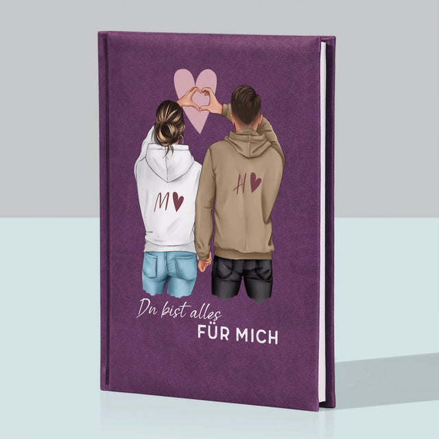 Avatar Creator: Paar Herz - Notizbuch