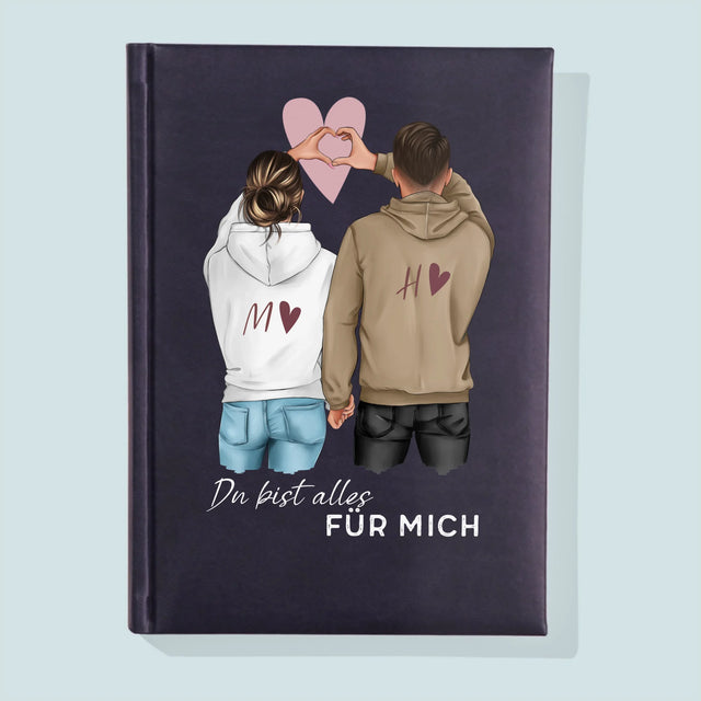 Avatar Creator: Paar Herz - Notizbuch