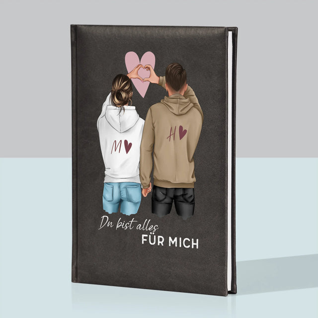 Avatar Creator: Paar Herz - Notizbuch