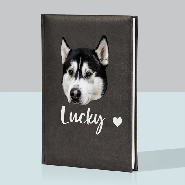 Ihr Avatar: Der Kopf Deines Hundes - Notizbuch