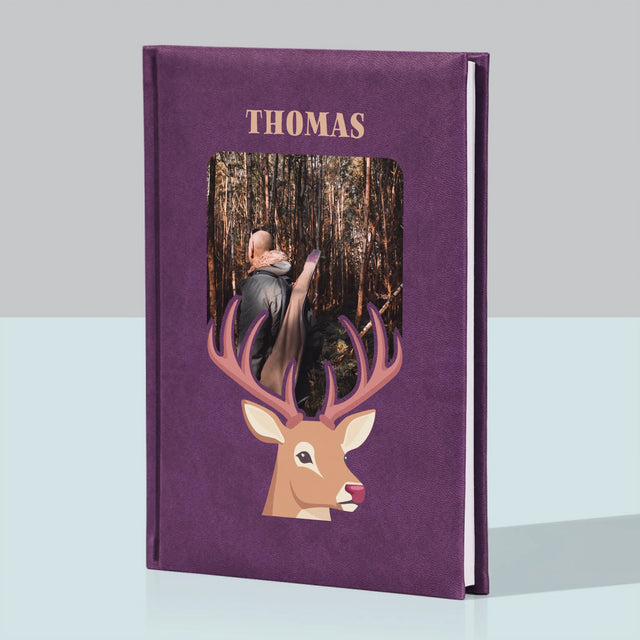 Foto Und Unterschrift: Der Hirsch - Notizbuch