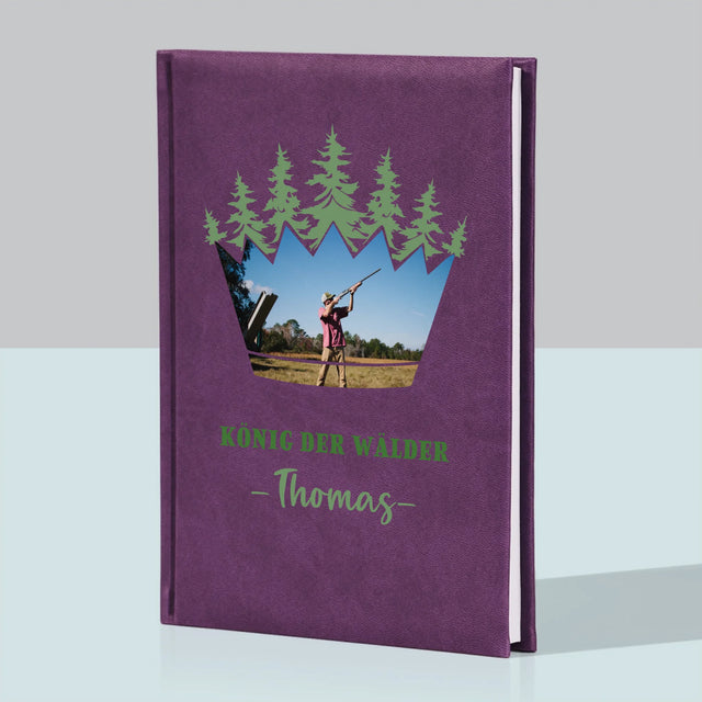 Form-Collage: König Der Wälder - Notizbuch