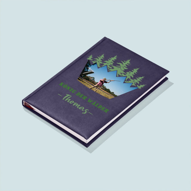 Form-Collage: König Der Wälder - Notizbuch