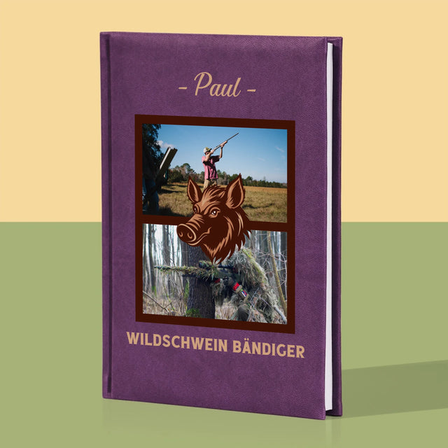 Fotocollage: Wildschwein Bändiger - Notizbuch