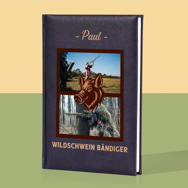 Fotocollage: Wildschwein Bändiger - Notizbuch