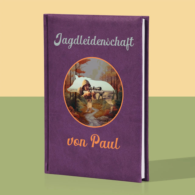 Foto Und Unterschrift: Jagdleidenschaft - Notizbuch