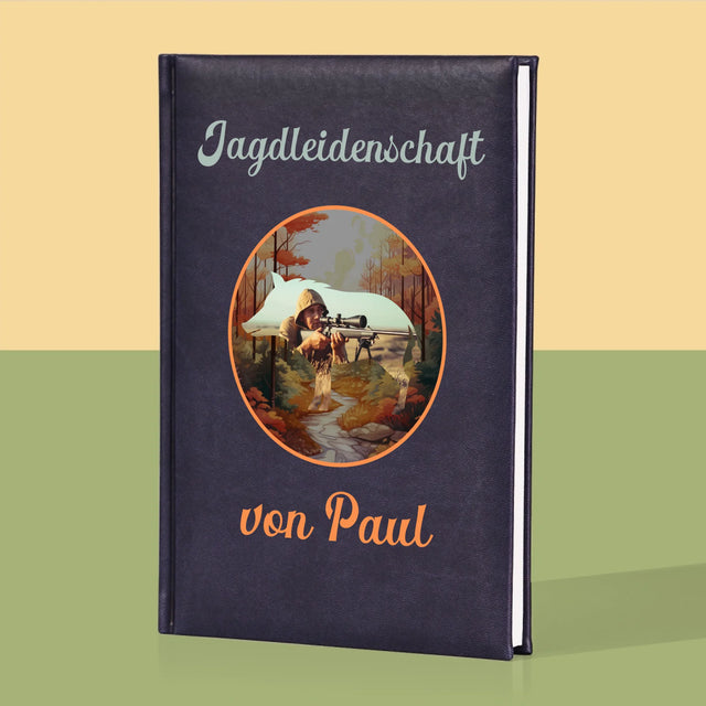 Foto Und Unterschrift: Jagdleidenschaft - Notizbuch