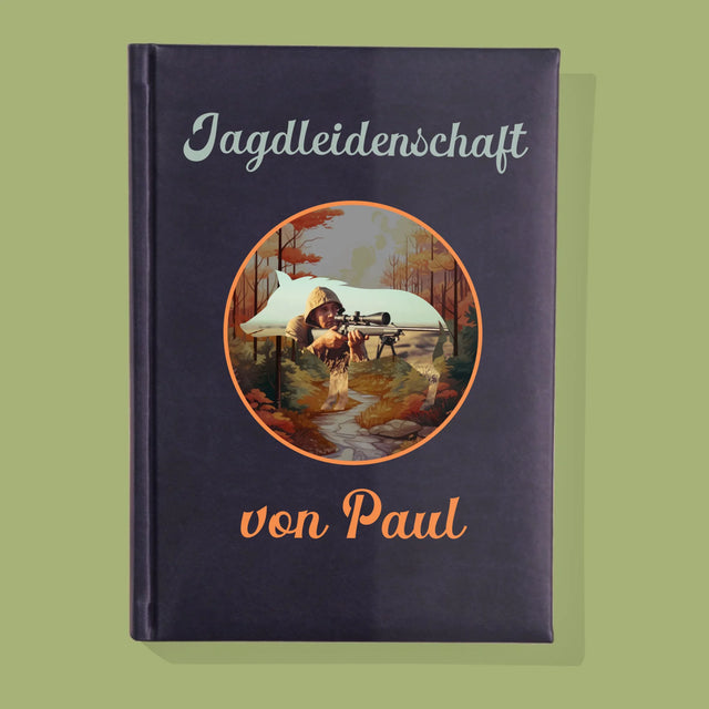 Foto Und Unterschrift: Jagdleidenschaft - Notizbuch