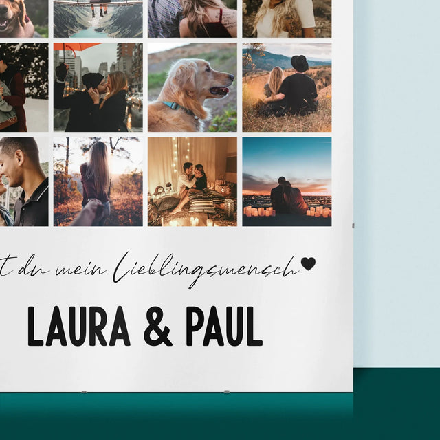 Fotocollage: Von Allen Menschen Auf Der Welt - Poster