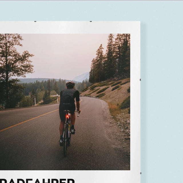 Foto Und Unterschrift: Definition Eines Radfahrers - Poster