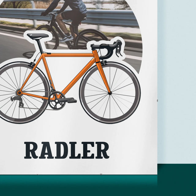 Foto Und Unterschrift: Der Weltbeste Radler - Poster