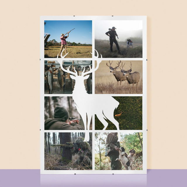 Fotocollage: Der Jäger - Poster