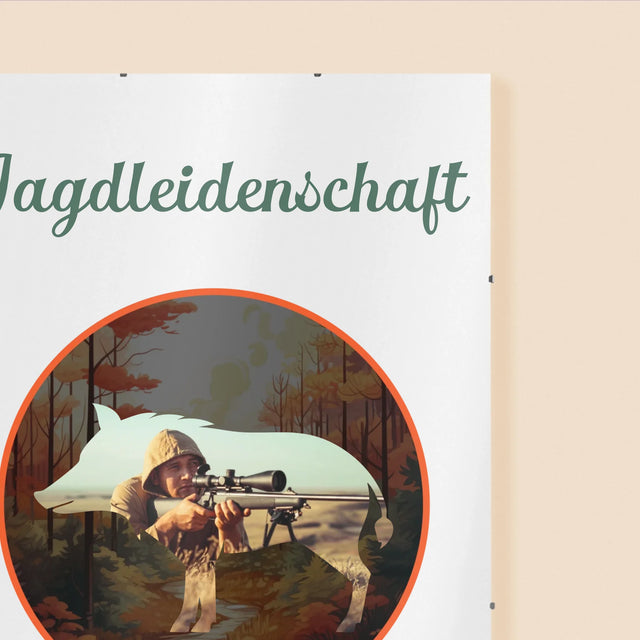 Foto Und Unterschrift: Jagdleidenschaft - Poster