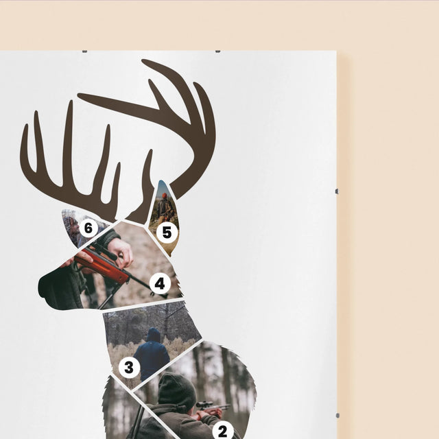 Form-Collage: Bester Jäger - Poster