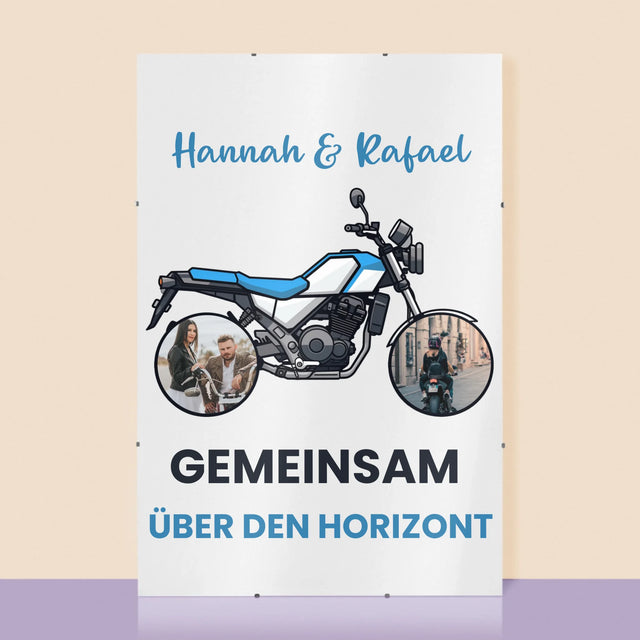 Fotocollage: Gemeinsam Über Den Horizont - Poster