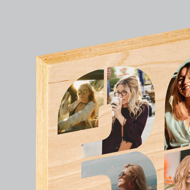 Fotocollage: Wünsche Zum 30. Geburtstag - Druck Auf Holz