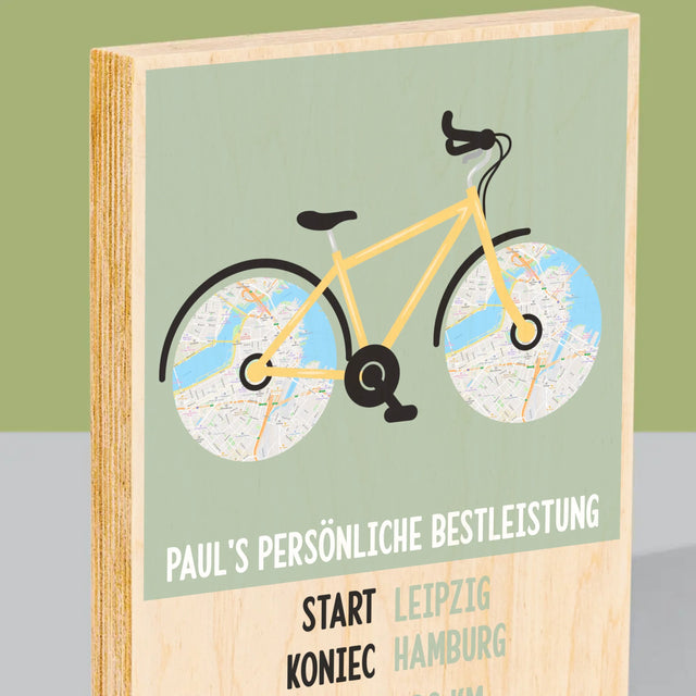 Ihr Standort: Fahrradrekord - Druck Auf Holz