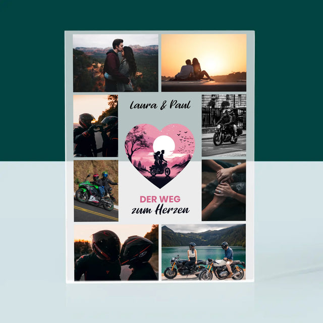 Fotocollage: Der Weg Zum Herzen - Druck Auf Acrylglas