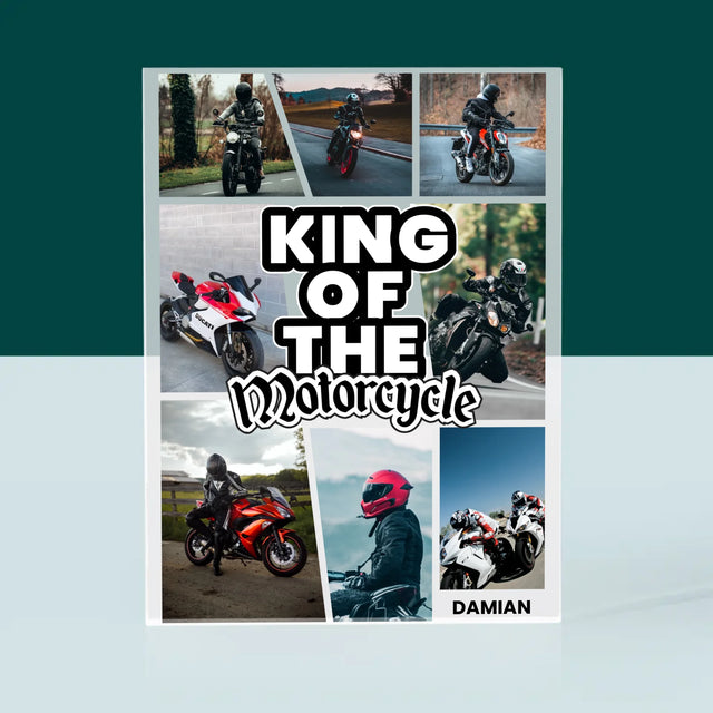 Fotocollage: King Of The Motorcycle - Druck Auf Acrylglas