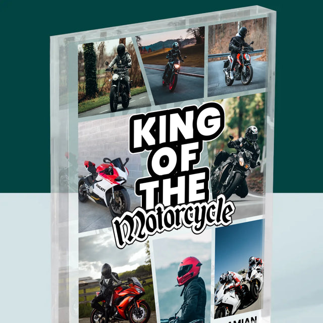 Fotocollage: King Of The Motorcycle - Druck Auf Acrylglas