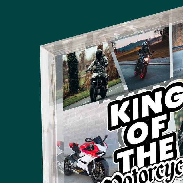 Fotocollage: King Of The Motorcycle - Druck Auf Acrylglas