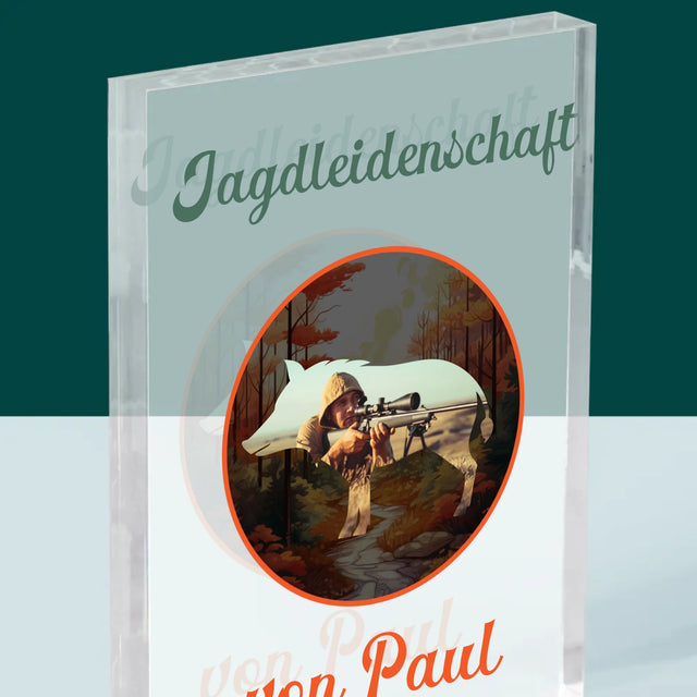 Foto Und Unterschrift: Jagdleidenschaft - Druck Auf Acrylglas